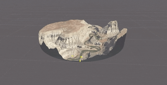 3D interactive map